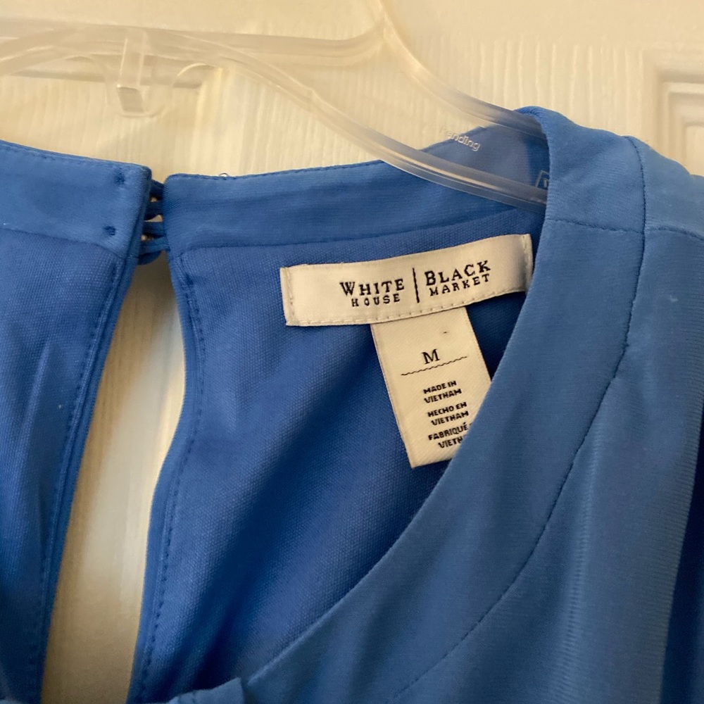 WHBM BLUE DRESS